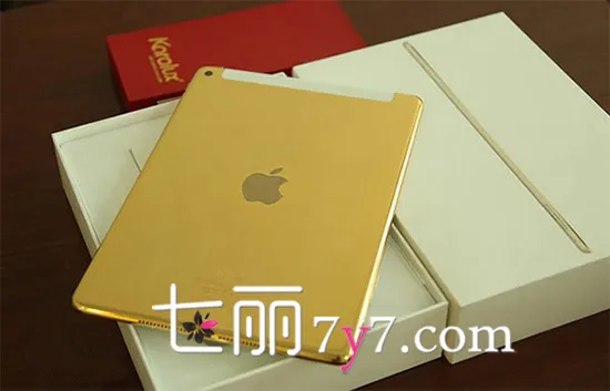 苹果24K纯金版iPadAir 2首亮相 土豪金震撼上市闪瞎你的眼