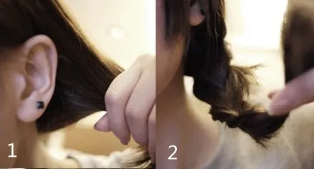 详细图解教你做发型 三分钟搞定甜美韩式盘发