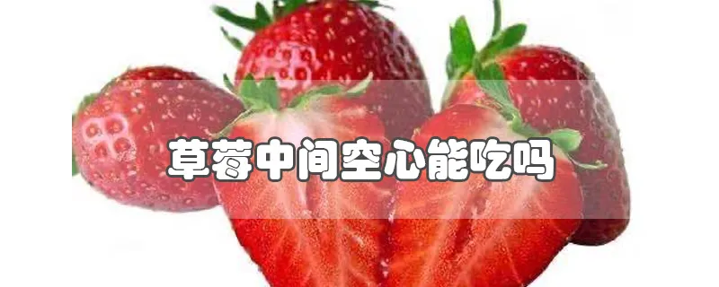 草莓中间空心能吃吗