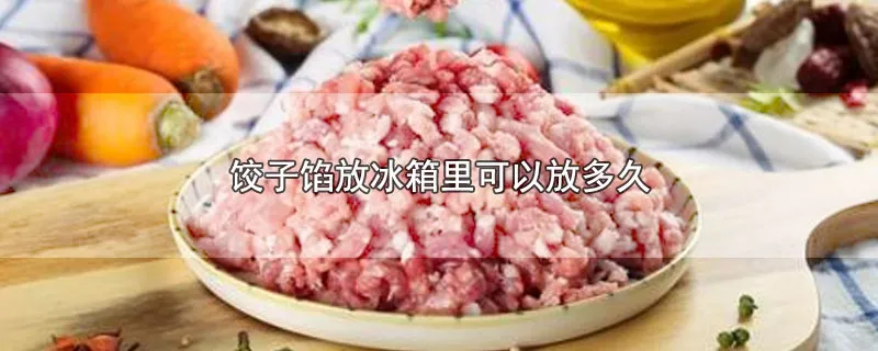 饺子馅放冰箱里可以放多久