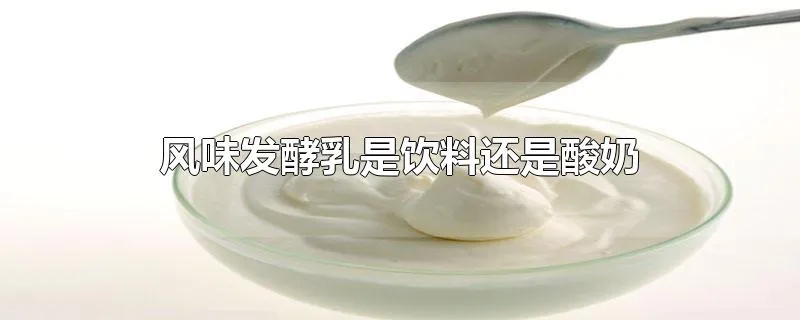 风味发酵乳是饮料还是酸奶