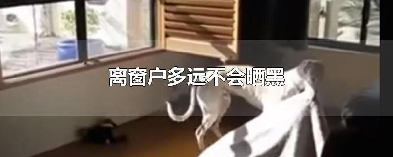 离窗户多远不会晒黑