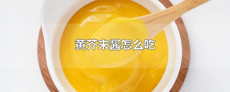 黄芥末酱怎么吃