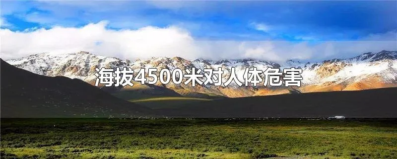 海拔4500米对人体危害