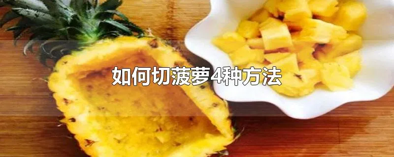 如何切菠萝4种方法