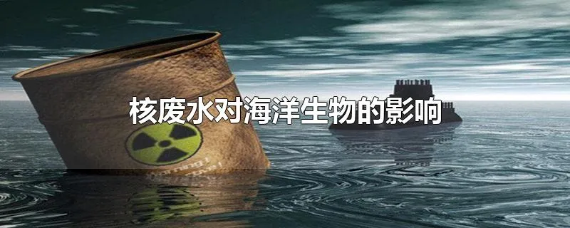 核废水对海洋生物的影响