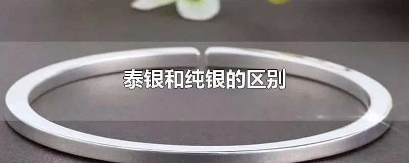 泰银和纯银的区别