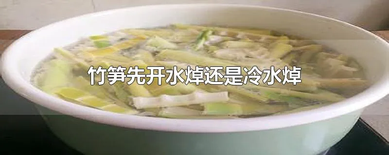 竹笋先开水焯还是冷水焯