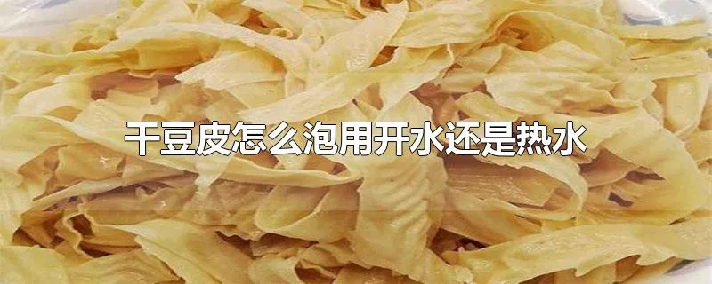 干豆皮怎么泡用开水还是热水