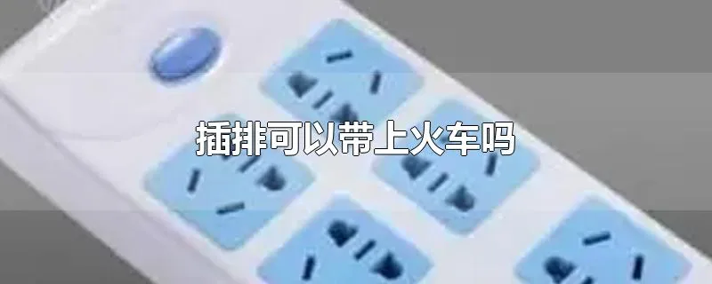 插排可以带上火车吗