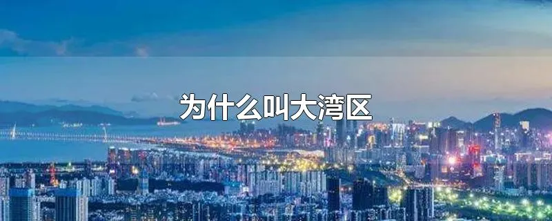 为什么叫大湾区