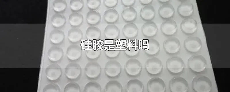 硅胶是塑料吗