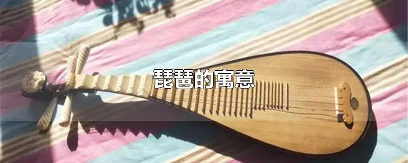 琵琶的寓意