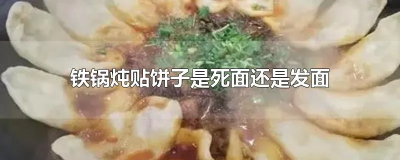 铁锅炖贴饼子是死面还是发面