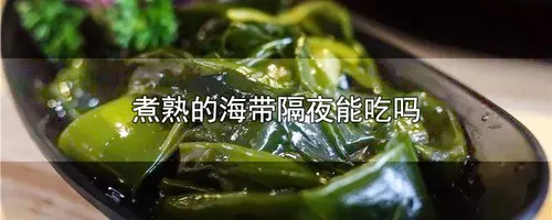 煮熟的海带隔夜能吃吗