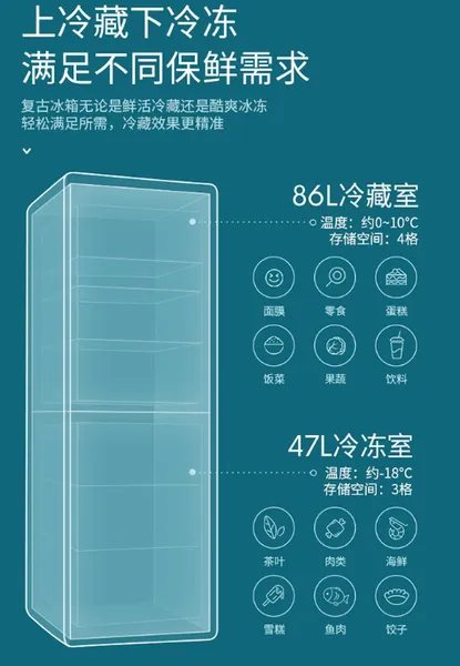 优诺复古冰箱值得买吗