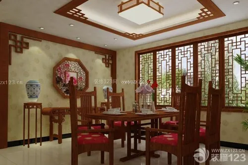 中式风格餐厅设计 彰显独特东方魅力 (餐