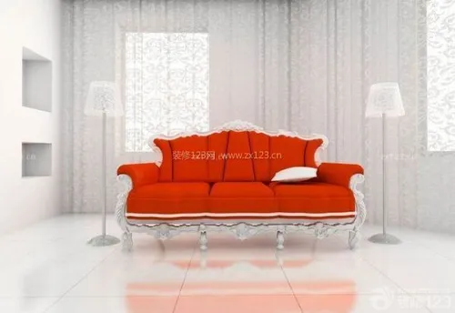五彩欧式客厅沙发带来的无限放大的视觉感受 (客厅沙发)