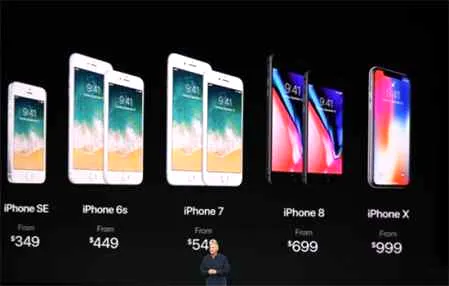 iphoneX售价高达一万元 成本价曝光竟不到3千块