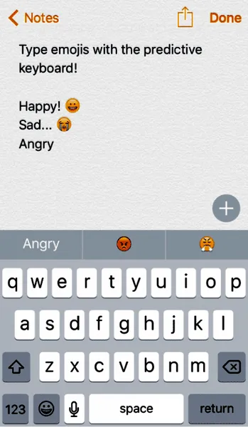 不升iOS 10也可以通过预测键盘输入表情啦