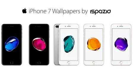 iPhone7自带壁纸 iPhone7全新彩色水滴图案