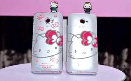 粉粉很可爱 HTC Hello Kitty限量版Butterfly S智能手机售价4700元