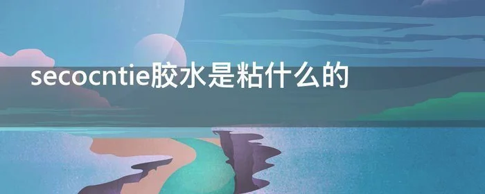 secocntie胶水是粘什么的