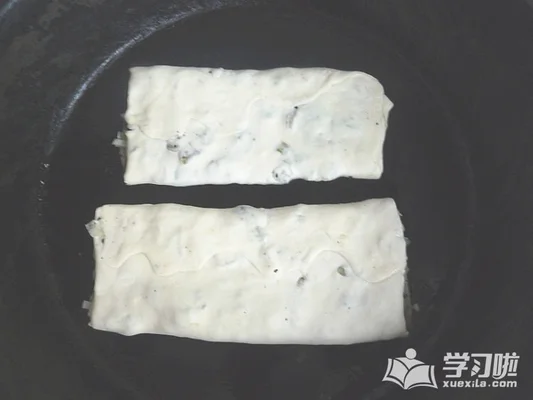 黑芝麻葱油饼的做法步骤12