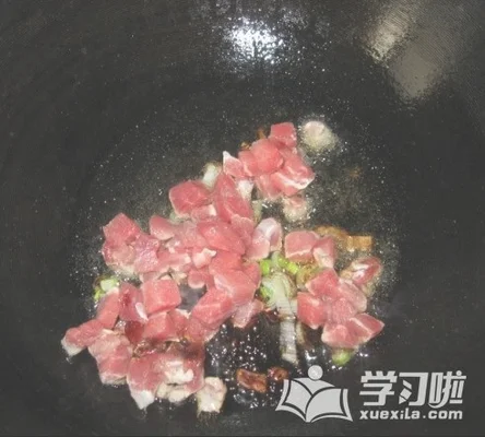 土豆肉丁打卤面的做法步骤4