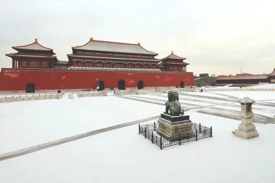故宫雪景地图