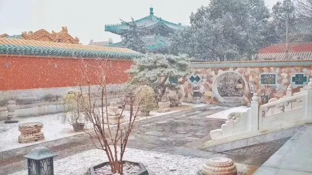 故宫雪景地图