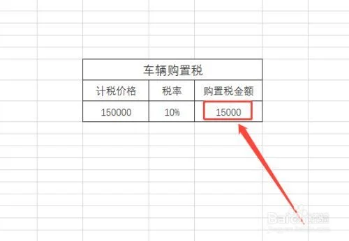 022新车购置税计算器"/