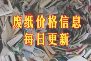 今日废纸回收价格今日价：最高上调50元吨