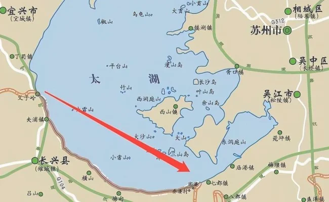 太湖在江苏省的什么地方