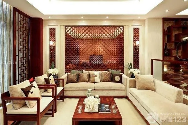 新中式客厅设计
